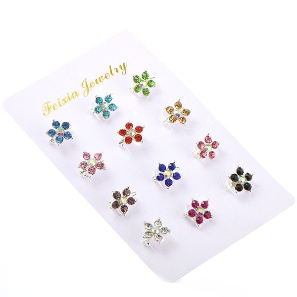 muslim hijab pins brooches 12pcs beautiful flower crystal rhinestone brooches safety scarf pins mixed color, Gray
muslim hijab pins brooches 12pcs beautiful flower crystal rhinestone brooches safety scarf pins mixed color, Gray