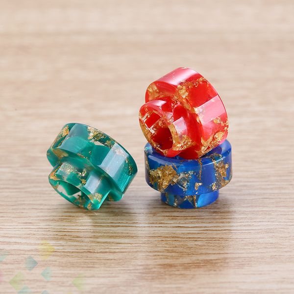 810 Drip Tips Shine Epoxy Resin Gold Flower Wide Bore Shining Driptip NO Ring Mouthpiece Fit GOON Kennedy AV RDA DHL Free
810 Drip Tips Shine Epoxy Resin Gold Flower Wide Bore Shining Driptip NO Ring Mouthpiece Fit GOON Kennedy AV RDA DHL Free