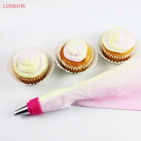 linsbaywu bicolor double color tube converter tip nozzles adaptor cream bag set fondant cake mold baking decorating tools
linsbaywu bicolor double color tube converter tip nozzles adaptor cream bag set fondant cake mold baking decorating tools