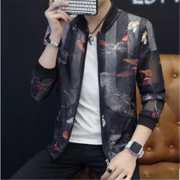 2018 men's pilot bomber network sun protection clothing printing collar jacket breathable ultra-thin section sun protection clot, Black;brown
2018 men's pilot bomber network sun protection clothing printing collar jacket breathable ultra-thin section sun protection clot, Black;brown