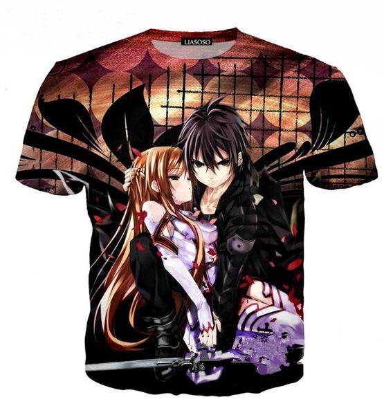 tees men women loose t-shirt cartoon anime 3d print sword art online casual pullover clothing s-xxxxxxxl u775, White;black
tees men women loose t-shirt cartoon anime 3d print sword art online casual pullover clothing s-xxxxxxxl u775, White;black