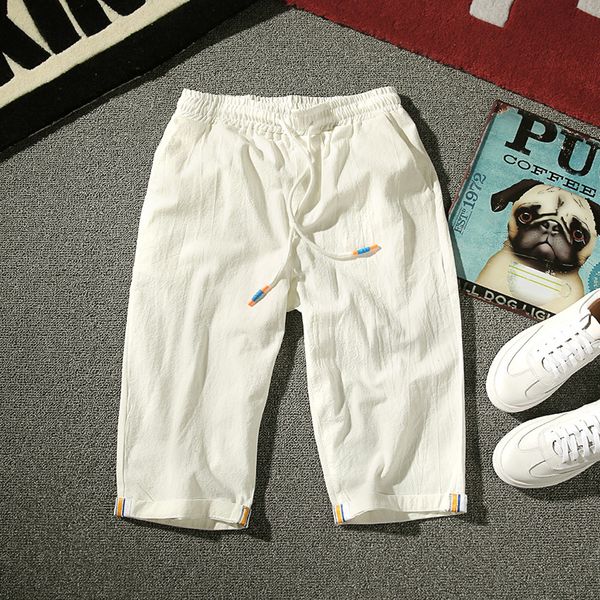 2017 mens shorts summer style shorts men cotton casual tide man cotton beach linen delivery, White;black
2017 mens shorts summer style shorts men cotton casual tide man cotton beach linen delivery, White;black