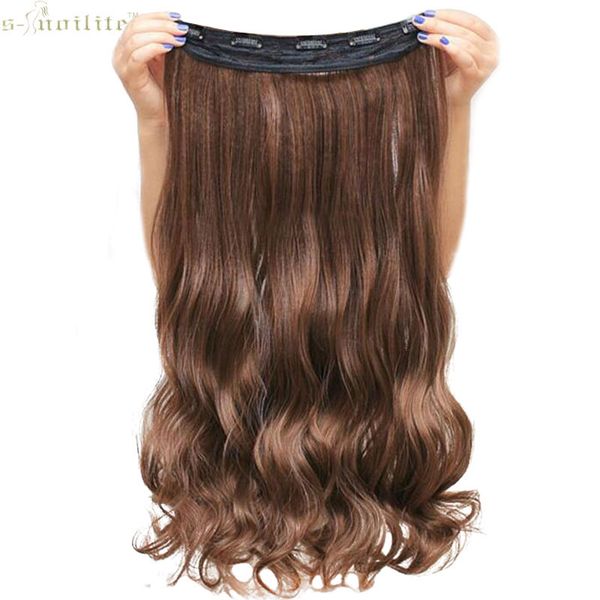 snoilite lady synthetic curly long clip in hair extensions half full head one piece hairpiece black brown blonde
snoilite lady synthetic curly long clip in hair extensions half full head one piece hairpiece black brown blonde