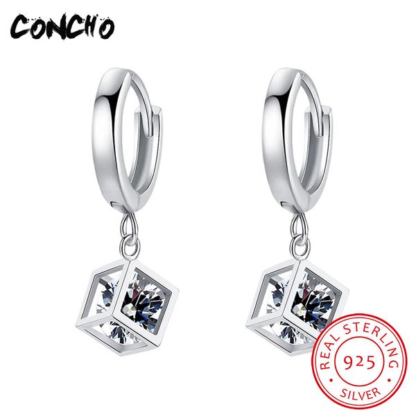 concho jewelry 925 sterling silver crystal geometric drop earrings for women party fashion jewelry 2018 women earrings, Golden;silver
concho jewelry 925 sterling silver crystal geometric drop earrings for women party fashion jewelry 2018 women earrings, Golden;silver