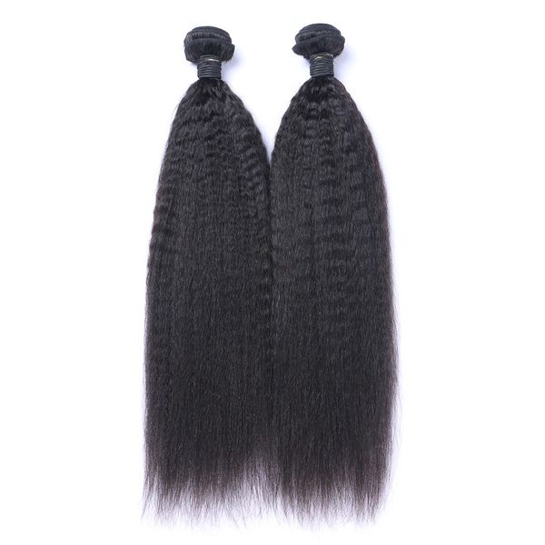 brazilian kinky straight human hair bundles unprocessed remy hair weaves double wefts 100g/bundle 2bundle/lot hair extensions, Black
brazilian kinky straight human hair bundles unprocessed remy hair weaves double wefts 100g/bundle 2bundle/lot hair extensions, Black