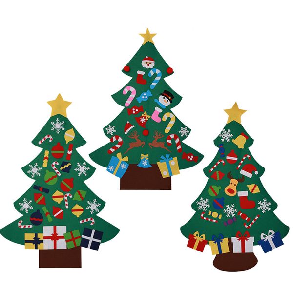 5pcs fashion diy felt christmas tree with decorations door wall hanging kids educational gift xmas tress about 77x100cm
5pcs fashion diy felt christmas tree with decorations door wall hanging kids educational gift xmas tress about 77x100cm