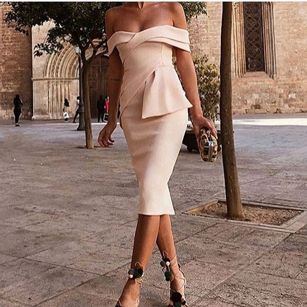 off the shoulder strapless short prom dresses pleats peplum formal dresses women's party dress gowns vestido de festa, Black
off the shoulder strapless short prom dresses pleats peplum formal dresses women's party dress gowns vestido de festa, Black