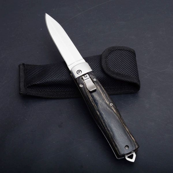Side Open Smooth Action Folding Pocket Knife 8CR13 60HRC Blade Wood Handle Outdoor Gear Survival EDC Knife Hunting Tool Knife P442F R
Side Open Smooth Action Folding Pocket Knife 8CR13 60HRC Blade Wood Handle Outdoor Gear Survival EDC Knife Hunting Tool Knife P442F R
