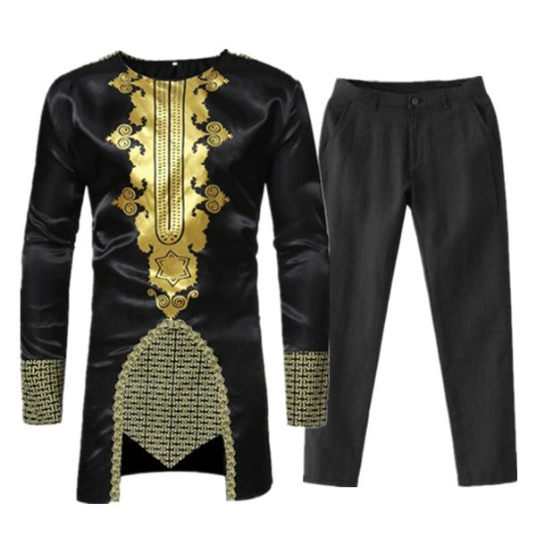 african men clothes bazin riche african dresses for men dashiki africa mens set clothing shirts pant ropa africana hombre, Gray
african men clothes bazin riche african dresses for men dashiki africa mens set clothing shirts pant ropa africana hombre, Gray