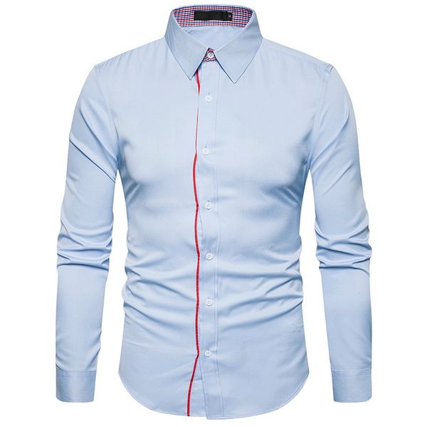brand men's shirt 2018 fashion covered edge design mens dress shirts casual shirt long sleeve slim fit shirts men chemise homme, White;black
brand men's shirt 2018 fashion covered edge design mens dress shirts casual shirt long sleeve slim fit shirts men chemise homme, White;black