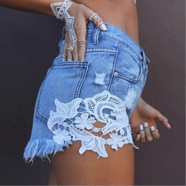 new lace splice denim shorts women 2018 summer fashion ripped tassel jeans short feminino vintage high waist slim short hot, White;black
new lace splice denim shorts women 2018 summer fashion ripped tassel jeans short feminino vintage high waist slim short hot, White;black