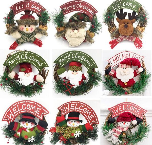 christmas wreath christmas tree snowman santa elk rattan reed garland christmas xmas decoration ornaments party supplies
christmas wreath christmas tree snowman santa elk rattan reed garland christmas xmas decoration ornaments party supplies