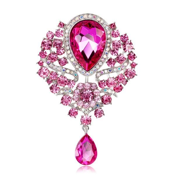 11 colors metal brooches gold plated and silver plated crystal rhinestone waterdrop pandent brooch pins scarves buckle, Gray
11 colors metal brooches gold plated and silver plated crystal rhinestone waterdrop pandent brooch pins scarves buckle, Gray