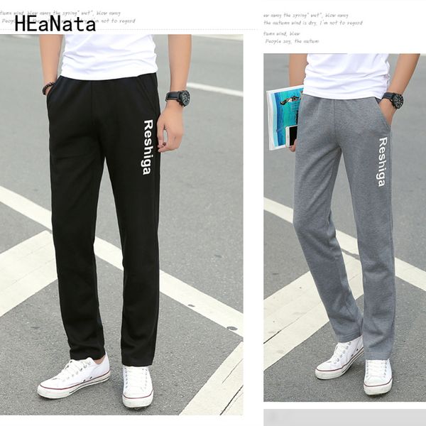 2018 men casual elastic cotton mens jogger pants autumn knitted pants male trousers loose straight health clothing male, Black
2018 men casual elastic cotton mens jogger pants autumn knitted pants male trousers loose straight health clothing male, Black