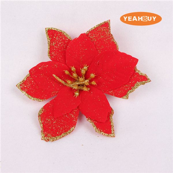 13cm 5.11" 6color artificial flowers silk flowers christmas poinsettia gold glitter print flower heads home festival decor fcf06
13cm 5.11" 6color artificial flowers silk flowers christmas poinsettia gold glitter print flower heads home festival decor fcf06
