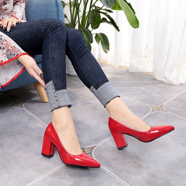women pumps ankle strap thick heel women shoes square toe mid heels dress work pumps party leisure ladies shoes, Black
women pumps ankle strap thick heel women shoes square toe mid heels dress work pumps party leisure ladies shoes, Black