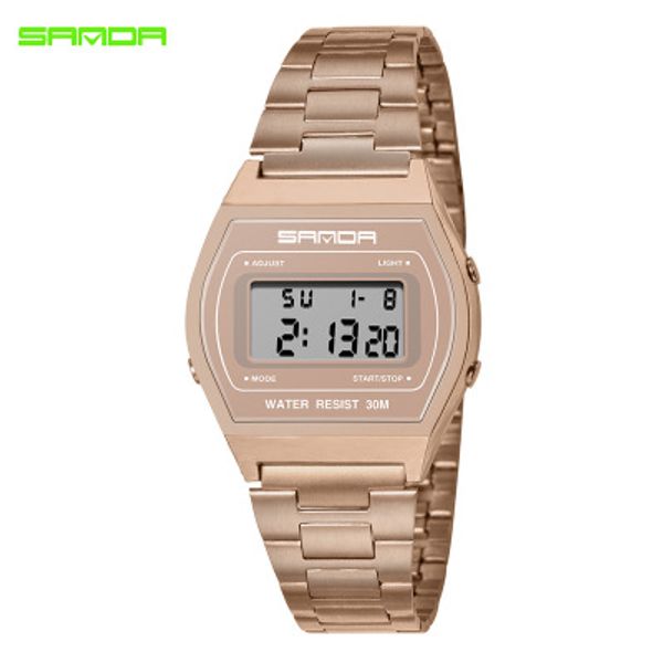 sanda fashion sport watches men waterproof led digital watches black gold silver wristwatches clock men relogio masculino 406, Slivery;brown
sanda fashion sport watches men waterproof led digital watches black gold silver wristwatches clock men relogio masculino 406, Slivery;brown