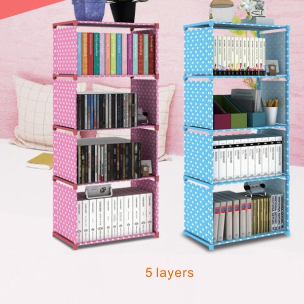 new 5 layers combination shelf bookcase simple bookshelf,advanced waterproof non-woven fabric, thick stainless steel tube, 5 colors
new 5 layers combination shelf bookcase simple bookshelf,advanced waterproof non-woven fabric, thick stainless steel tube, 5 colors