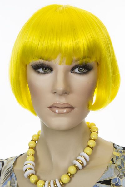 yellow fun color short straight costume fun color wigs, Black;brown
yellow fun color short straight costume fun color wigs, Black;brown