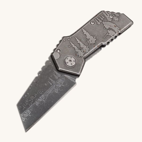 

Newest SR S288D Folding Pocket Knife Folder 5cr15mov 57HRC Blade Small Size EDC Steel Handle Tactical Hunting Tool Knives 5.01 Inch P449F