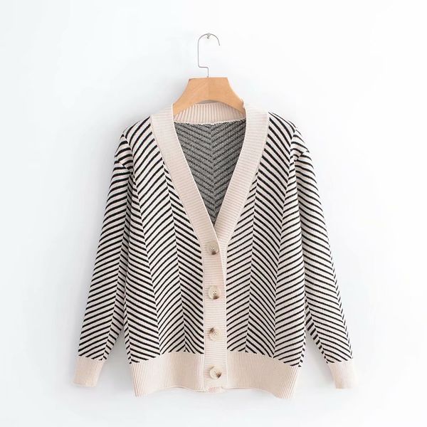 2018autumn and winter new casual elegant knitted fish bone stripes long-sleeved sweater knitted cardigan clothes sweater female, White;black
2018autumn and winter new casual elegant knitted fish bone stripes long-sleeved sweater knitted cardigan clothes sweater female, White;black