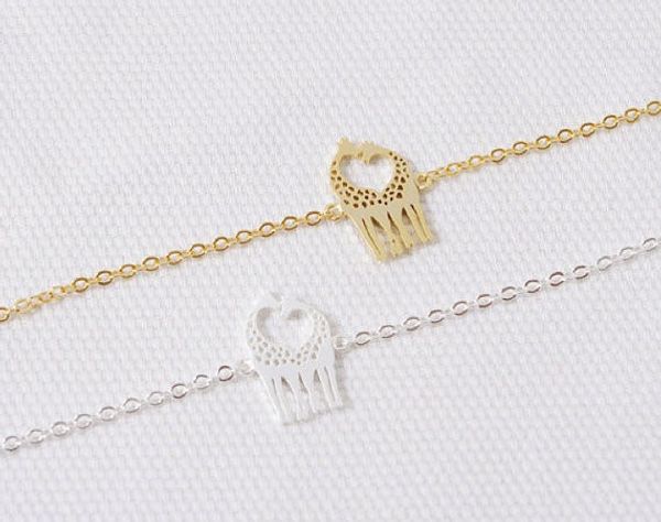 10pcs trendy double giraffe pendant necklace unique lovely deer animal chain jewelry accessory gift for couple, Silver
10pcs trendy double giraffe pendant necklace unique lovely deer animal chain jewelry accessory gift for couple, Silver