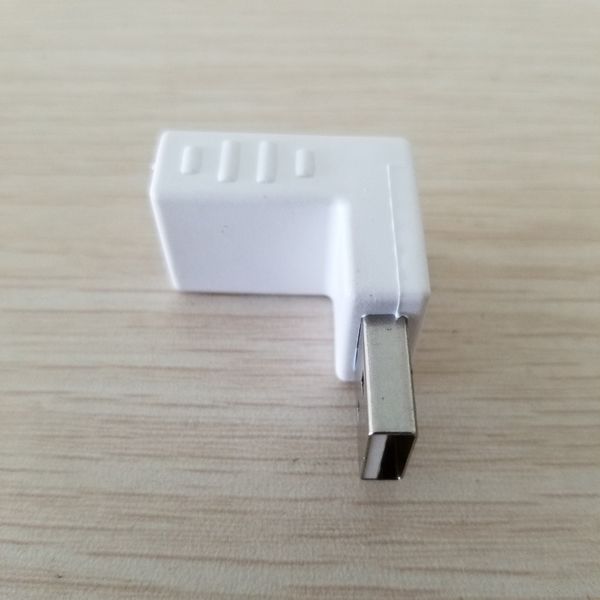 90 degree down elbow right angle usb 2.0 adapter male to female type a connector white
90 degree down elbow right angle usb 2.0 adapter male to female type a connector white