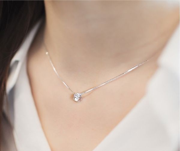 s925 necklaces girls/ladies cz rhinestone crystal pendant sterling silver choker necklaces gift idea, Golden;silver
s925 necklaces girls/ladies cz rhinestone crystal pendant sterling silver choker necklaces gift idea, Golden;silver