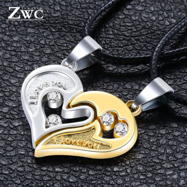 1 pair fashion luxury love heart combination pendant necklace for women men romantic valentine's day pendant necklace jewelry, Silver
1 pair fashion luxury love heart combination pendant necklace for women men romantic valentine's day pendant necklace jewelry, Silver