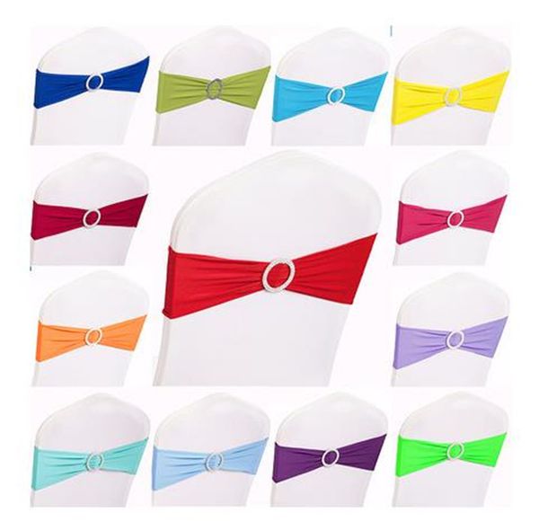 15 x 35cm multi color spandex wedding chair sashes elastic removable with round diamond buckle decor
15 x 35cm multi color spandex wedding chair sashes elastic removable with round diamond buckle decor