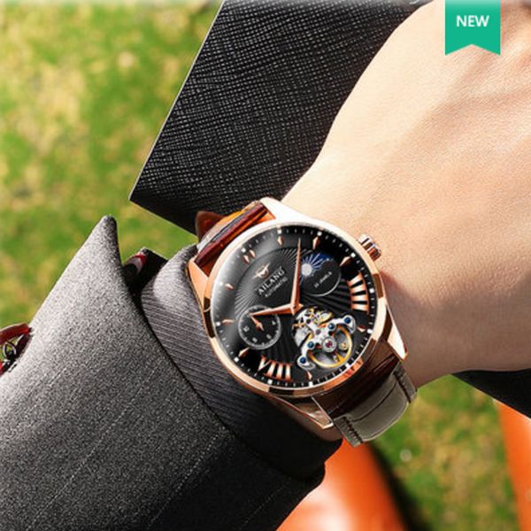 2018 new luxury fashion casual men's watch auto-wind waterproof automatic steel black dial mechanical watches, Slivery;brown
2018 new luxury fashion casual men's watch auto-wind waterproof automatic steel black dial mechanical watches, Slivery;brown