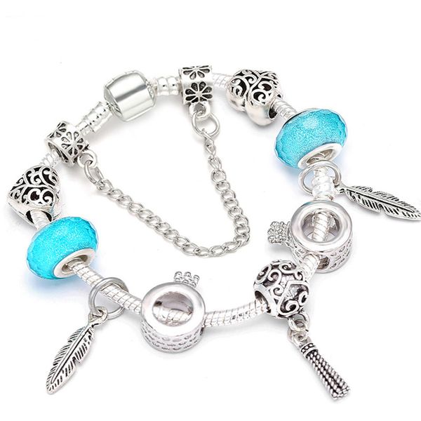 baopon dropshipping romantic diy charm bracelet feather pendant beads fine bracelet for women couple jewelry christmas gift, Golden;silver
baopon dropshipping romantic diy charm bracelet feather pendant beads fine bracelet for women couple jewelry christmas gift, Golden;silver