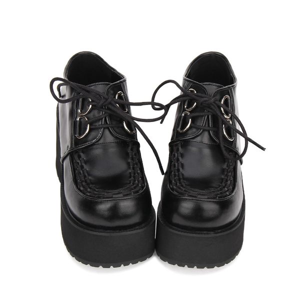 princess sweet lolita shoes custom age gothic lolita shoes lace round thick high-heeled punk bottom muffin women pu9715, Black
princess sweet lolita shoes custom age gothic lolita shoes lace round thick high-heeled punk bottom muffin women pu9715, Black
