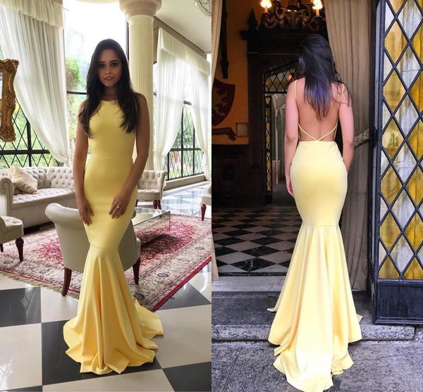 2018 new simple jewel neck mermaid prom dresses sleeveless backless ruffles sweep train evening formal dresses custom made, Black
2018 new simple jewel neck mermaid prom dresses sleeveless backless ruffles sweep train evening formal dresses custom made, Black