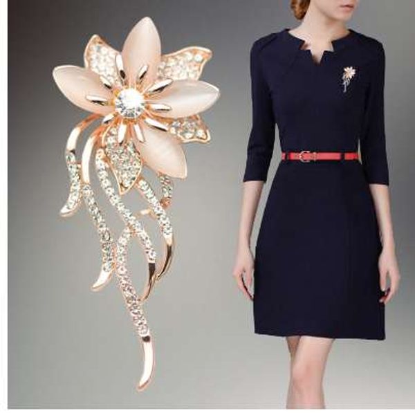 oneckoha fashionable opal stone flower brooch pin women garment accessories jewelry brooch rhinestone pin, Gray
oneckoha fashionable opal stone flower brooch pin women garment accessories jewelry brooch rhinestone pin, Gray