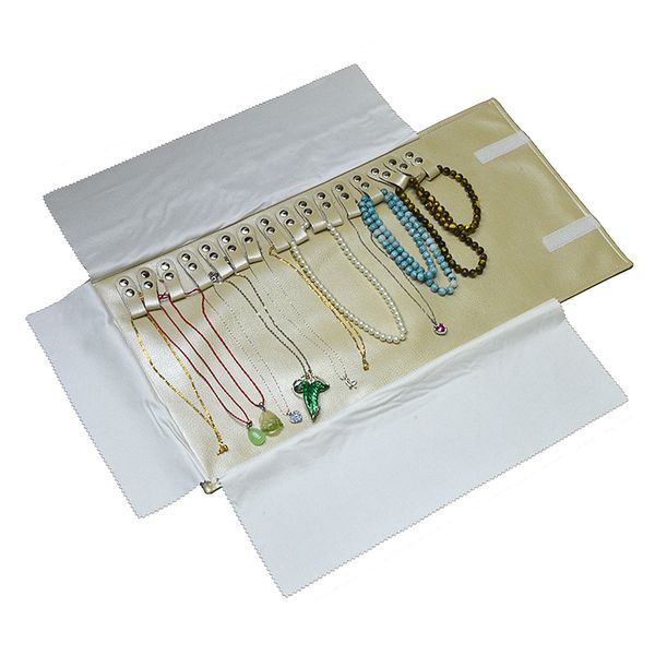 new foldable beige pendant travel roll bag 16pcs bead chain organizer display pouch necklace bracelet package travel roll bag, Pink;blue
new foldable beige pendant travel roll bag 16pcs bead chain organizer display pouch necklace bracelet package travel roll bag, Pink;blue