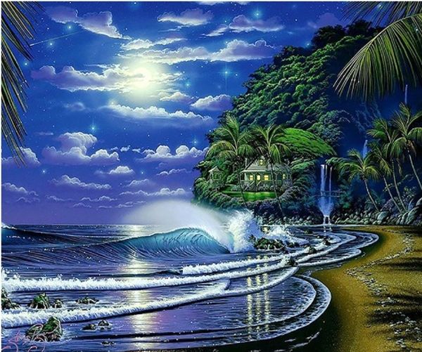 Full Square/Round Drill 5D DIY Diamond Painting "Seaside scenery" Embroidery Cross Stitch Mosaic Home Decor Art Experience toys Gift A0314
Full Square/Round Drill 5D DIY Diamond Painting "Seaside scenery" Embroidery Cross Stitch Mosaic Home Decor Art Experience toys Gift A0314