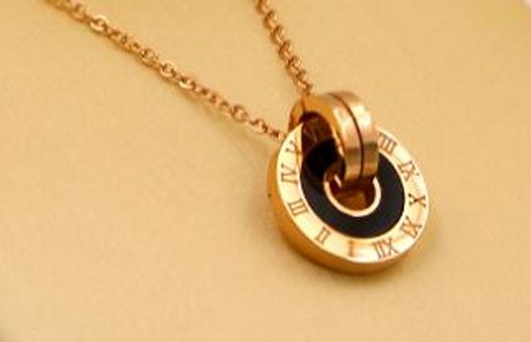 korean black and white shell roman numerals circle pendant necklace fashion girls titanium steel clavicle chain, Silver
korean black and white shell roman numerals circle pendant necklace fashion girls titanium steel clavicle chain, Silver