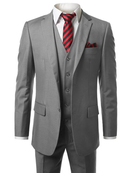 fashionable groomsmen notch lapel groom tuxedos grey men suits wedding/prom man blazer/bridegroom(jacket+pants+vest+tie)m739, Black;gray
fashionable groomsmen notch lapel groom tuxedos grey men suits wedding/prom man blazer/bridegroom(jacket+pants+vest+tie)m739, Black;gray