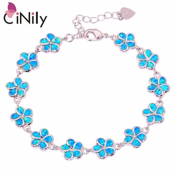 cinily created blue white fire opal silver plated wholesale flower for women jewelry gift chain bracelet 6 1/4"-8 1/8" os418-19, Black
cinily created blue white fire opal silver plated wholesale flower for women jewelry gift chain bracelet 6 1/4"-8 1/8" os418-19, Black