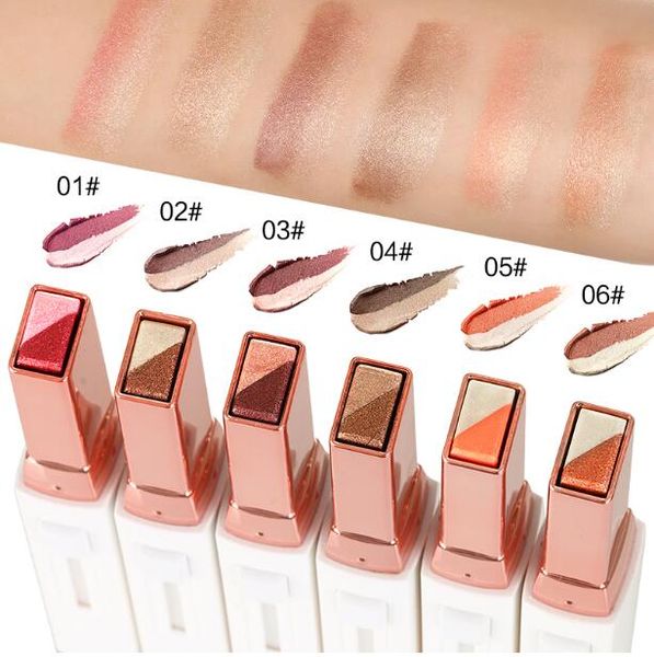 easy to wear double color gradient velvet glitter eyeshadow pigment waterproof make up eye shadow cosmetics 
easy to wear double color gradient velvet glitter eyeshadow pigment waterproof make up eye shadow cosmetics