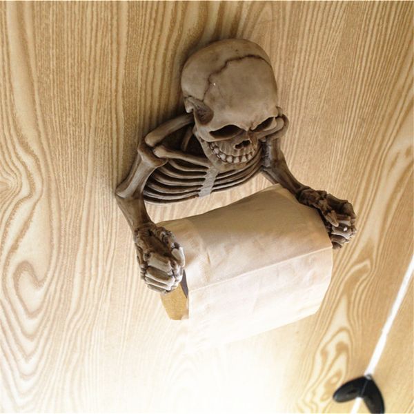 skull toilet paper towel roll holder wall mount bone dry skeleton bathroom decor small tissue boxes ceramic
skull toilet paper towel roll holder wall mount bone dry skeleton bathroom decor small tissue boxes ceramic