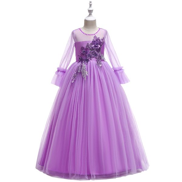 long-sleeved children's dress female spring and autumn winter flower girl wedding dress long skirt girls long princess pettiskirt piano, Red;yellow
long-sleeved children's dress female spring and autumn winter flower girl wedding dress long skirt girls long princess pettiskirt piano, Red;yellow