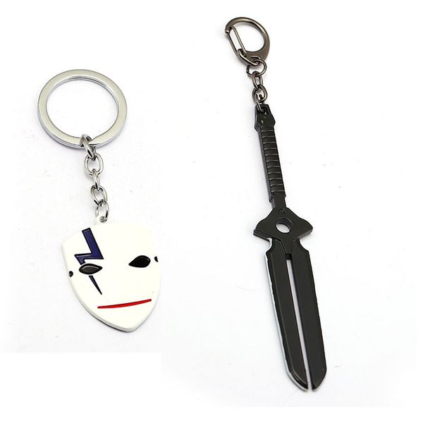 anime darker than black metal keychain metal black white sword key link chain ring holder for men porte clef chaveiro jewelry, Silver
anime darker than black metal keychain metal black white sword key link chain ring holder for men porte clef chaveiro jewelry, Silver