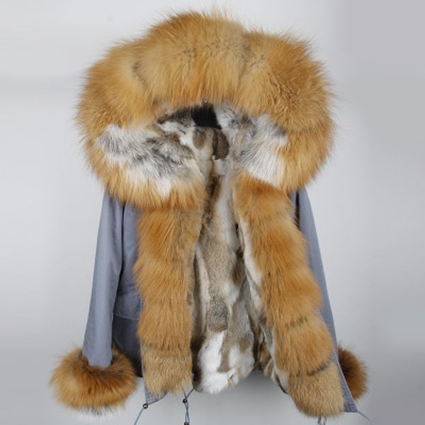 beauitful brown raccoon fur threshold trim maomaokong brand brown white fox and rabbit fur lining grey blue mini parkas, Black
beauitful brown raccoon fur threshold trim maomaokong brand brown white fox and rabbit fur lining grey blue mini parkas, Black