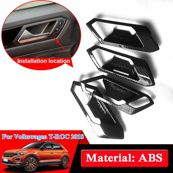 car styling abs chrome for volkswagen t-roc 2018 car inside door handle frame inside door bowl sequins cover auto accessories
car styling abs chrome for volkswagen t-roc 2018 car inside door handle frame inside door bowl sequins cover auto accessories