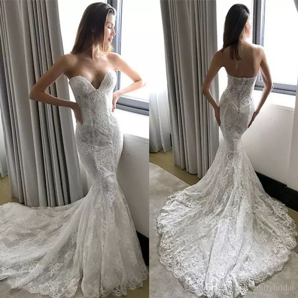 pallas couture lace mermaid wedding dresses plus size backless bridal gowns sweep train robe de mariée wedding dress, White
pallas couture lace mermaid wedding dresses plus size backless bridal gowns sweep train robe de mariée wedding dress, White
