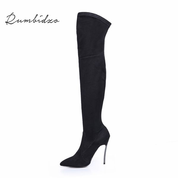 rumbidzo 2017 autumn winter women boots stretch slim thigh high boots fashion over the knee high heels shoes woman sapatos, Black
rumbidzo 2017 autumn winter women boots stretch slim thigh high boots fashion over the knee high heels shoes woman sapatos, Black