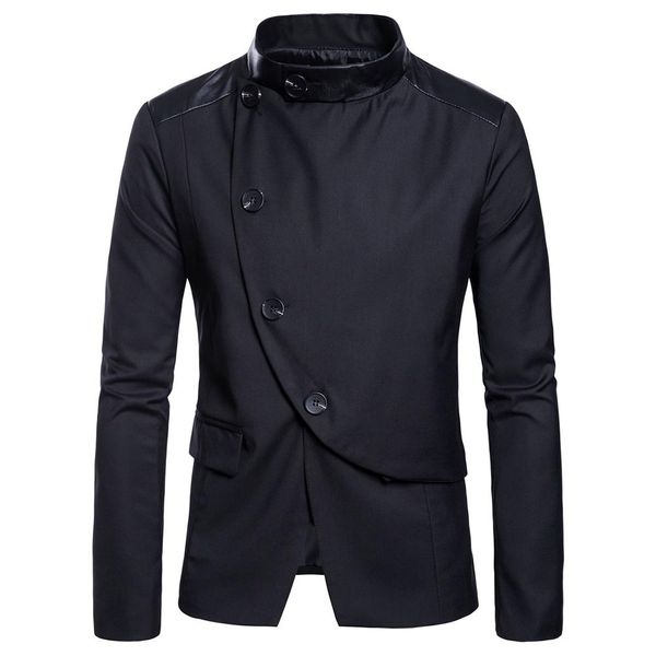 2018 mens coat england style blazer triple breasted solid suit jacket slim fit blazers casual slim coat for male, White;black
2018 mens coat england style blazer triple breasted solid suit jacket slim fit blazers casual slim coat for male, White;black