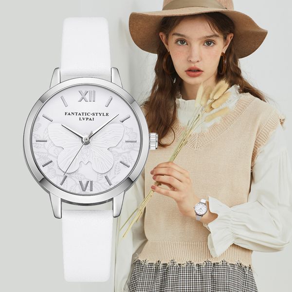 lvpai brand 2018 new butterfly 3d girl dress watches silver women ladies fashion white colck wristwatch, Slivery;brown
lvpai brand 2018 new butterfly 3d girl dress watches silver women ladies fashion white colck wristwatch, Slivery;brown